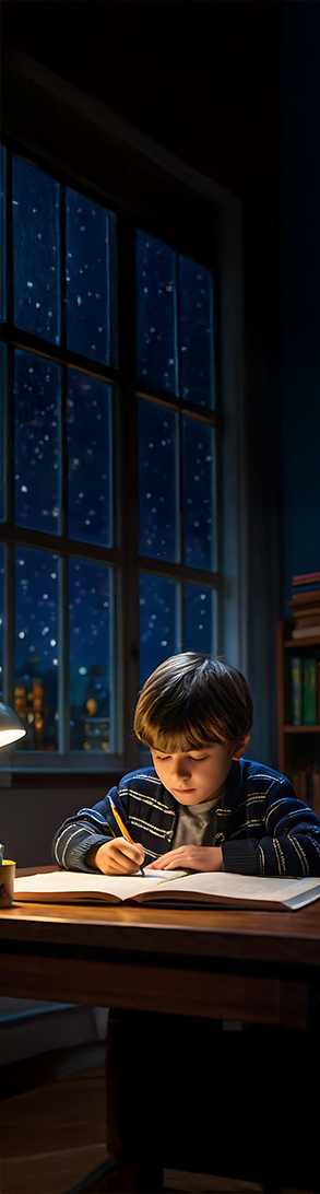 Contact illustration for wide screens